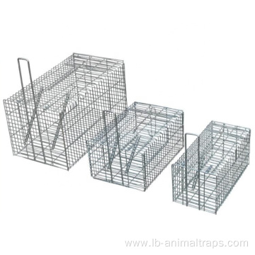 Single Door Live Catch Animal Cage Trap